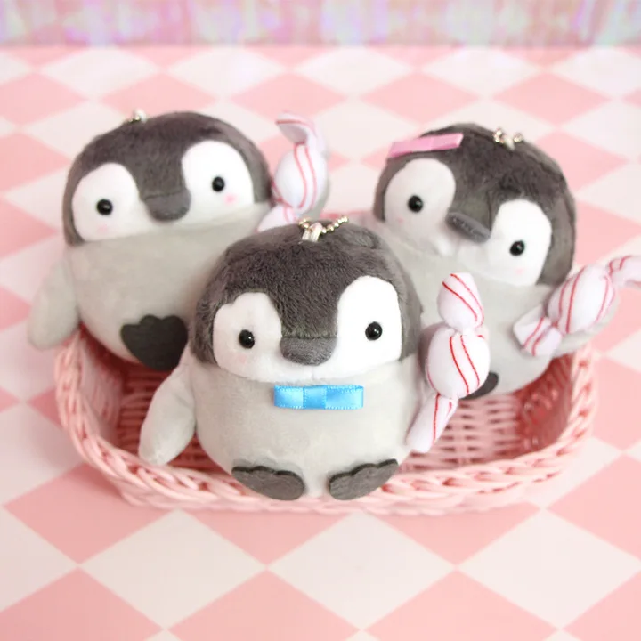 

IVYYE Energy Penguin Anime Plush Coin Purse Cartoon Soft Change Purses Coins Pouch Money Wallet Card Key Bags Kid Gifts