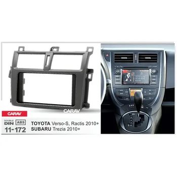 

Radio Fascia for TOYOTA Verso-S Ractis SUBARU Trezia Double Din Radio DVD Stereo CD Panel Dash Mount CARAV 11-172