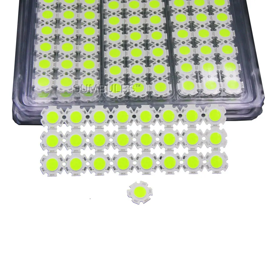 3w 5w 7w LED chip on board cob light source spotlight downlight bulb (7)