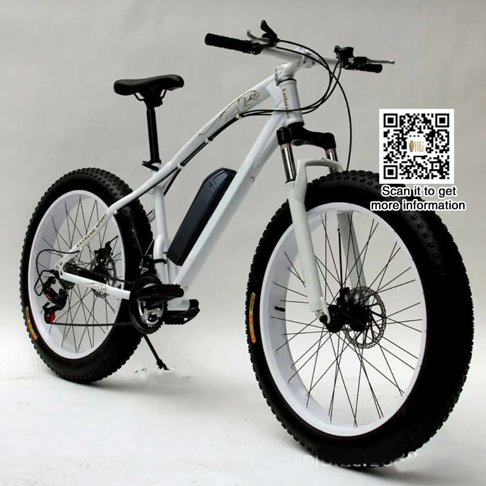 Cheap Electric mountain bike Electric Bicycle 36V 10.4AH 26*4.0 fat tire electronic bike  free slow shipping 3