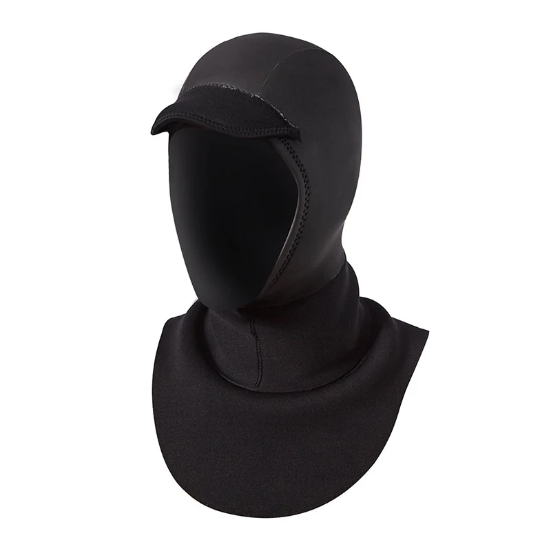 3 мм, капюшон для дайвинга с плечом, удобная утолщенная шапочка для плавания, Солнцезащитная маска для лица для дайвинга, подводного плавания, плавания на каноэ - Цвет: A