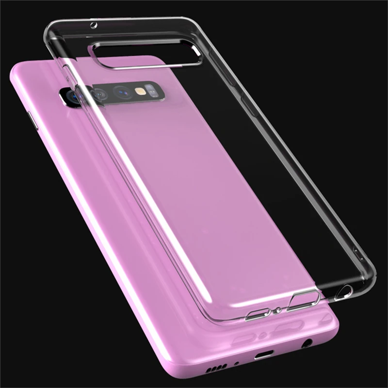 

ELETEIL Transparent Cover Case For Samsung Galaxy S10 Plus S10e Clear Soft Thin Shockproof Fitted Cases E15