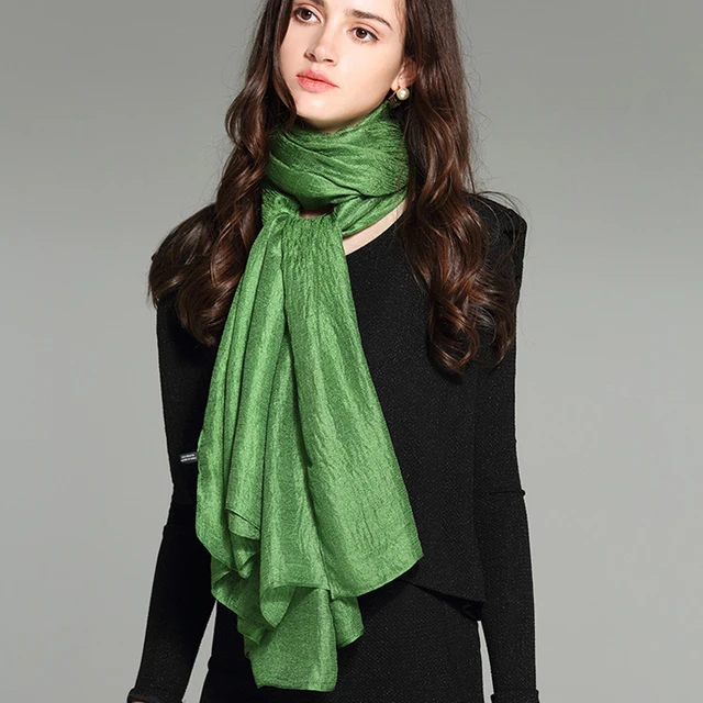 2023 New Pure Color Linen Women Scarf spring and autumn winter pashmina shawl foulard femme Plus Size Hijab Stole Scarves 5