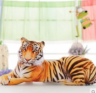 

big new plush 3D Dimensional simulation prone tiger pillow toy soft throw pillow,cushion about 90cm 0070