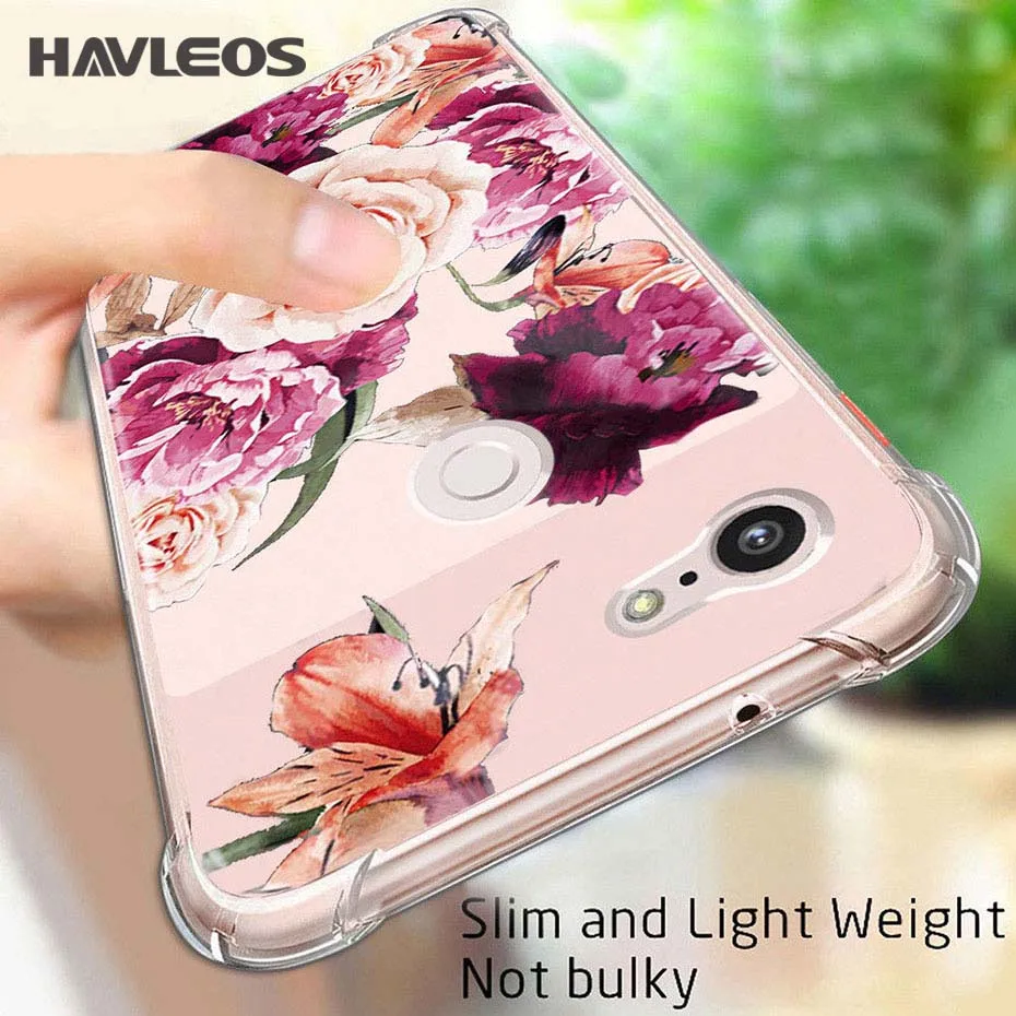 Shockproof Transparent Floral Case For Google Pixel 3A 3AXL 3 XL 3Xl With Clear Flower Girls Women Slim Soft Tpu Cover |