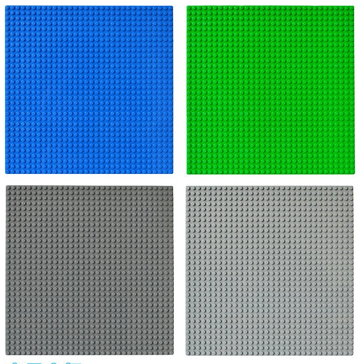 

1PC 4 colors Small Blocks Base Plate Building Blocks DIY Education Toys 32x32 Anime Action Figures Floors Compatible with Pogo