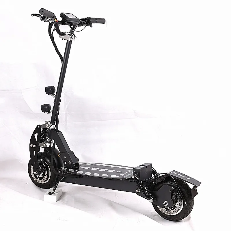 Top 11inch electric scooter Front and rear dual motor drive off-road e-scooter 60V20AH lithium battery 2400w motor maximum 80 12