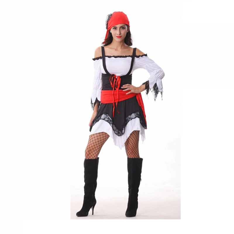 Хэллоуин взрослых женщин пираты юбка Маскарад нарядное платье женский косплей костюм пирата сексуальные горячие карнавальные косплей вечерние костюмы