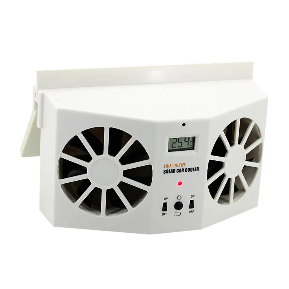 

Solar Powered Car Window Air Vent Ventilator Mini Air Conditioner Cool Fan NEW Car Accessories Car-Styling