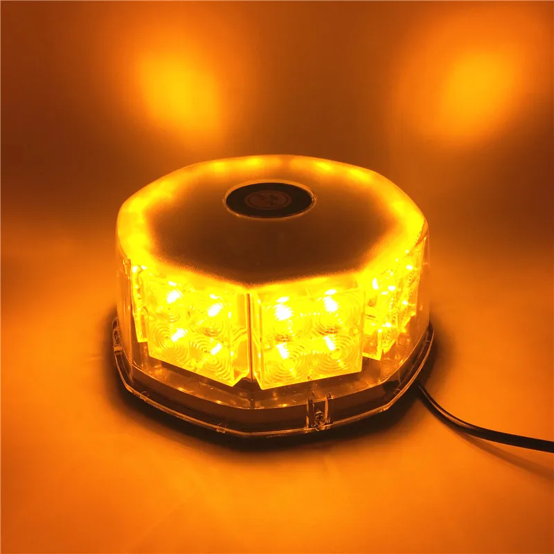 32 LED Amber Car Auto flash Beacon Lights Yellow LED Emergency Hazard