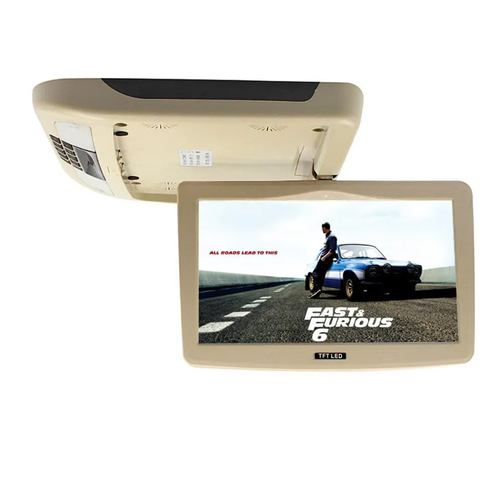 10 1 &quotЖК монитор автомобиля HDMI dvd плеер потолочный дисплей Поддержка USB SD IR FM Авто