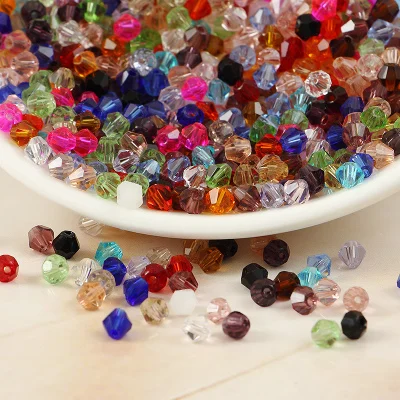 

TOP quality 4mm 400pcs AAA Bicone Upscale Austrian crystals beads loose ball supplybracelet Jewelry Making DIY