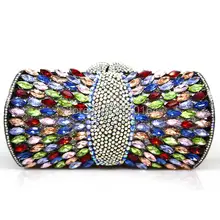 Новые модные женские туфли вечерняя сумочка со стразами Женская обувь для банкета Свадебная вечеринка женские Выходные туфли на выпускной сцепления сумочки Королевский синий цвет, кросс-боди Сумки Q54