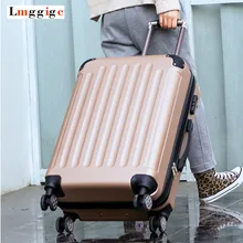 2" 24" дюймовый чемодан на колесиках, чехол для костюма, сумка из АБС-материала, дорожная коробка, прочный абразивный универсальный чехол на колесиках