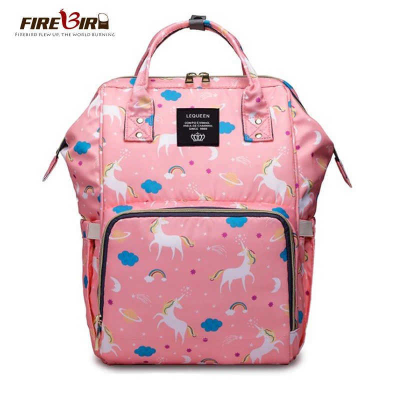 

Waterproof unicorn backpack travel Large capacity Mummy bag Maternal and child package bagpack free shipping FN908
