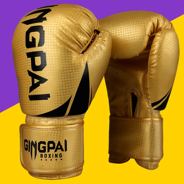 HIGH Quality Adults Women/Men Boxing Gloves Leather MMA Muay Thai Boxe De Luva Mitts Sanda Equipments8 10 12 6OZ boks 3