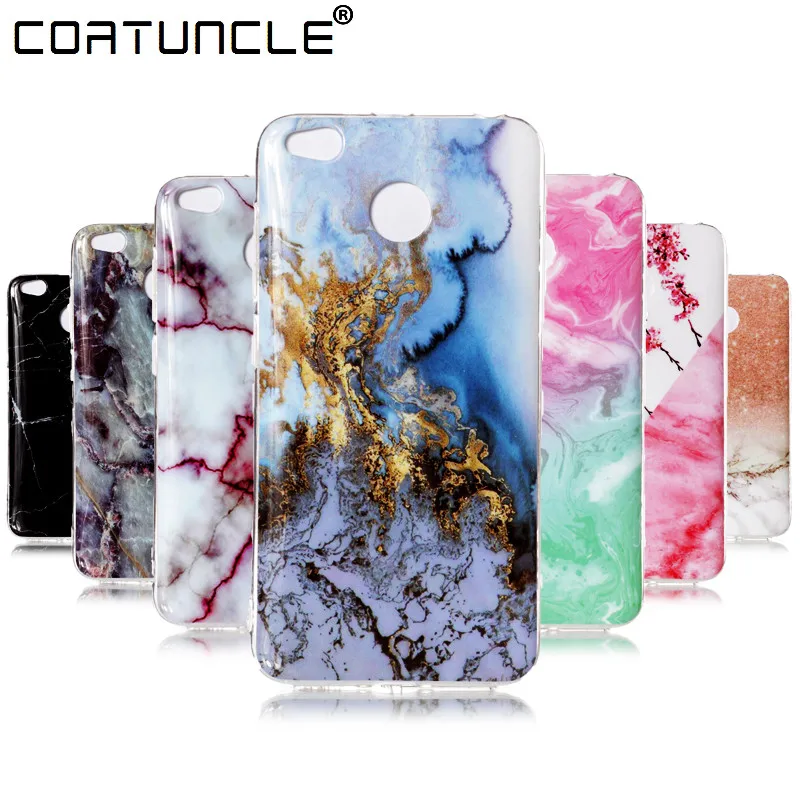 

Soft TPU case sFor Fundas Xiaomi Redmi Note 5A case For Coque Redmi 5 Plus Redmi 4X Marble Stone Silicone cover phone cases
