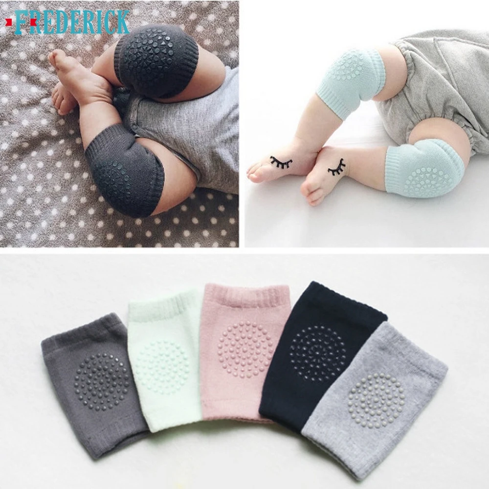 

2017 Boys Sports Baby Crawling Anti-Slip knee pads Kids brace support Protect Knee Protector Girls Kneepad Unisex Kneecap Mar4YP