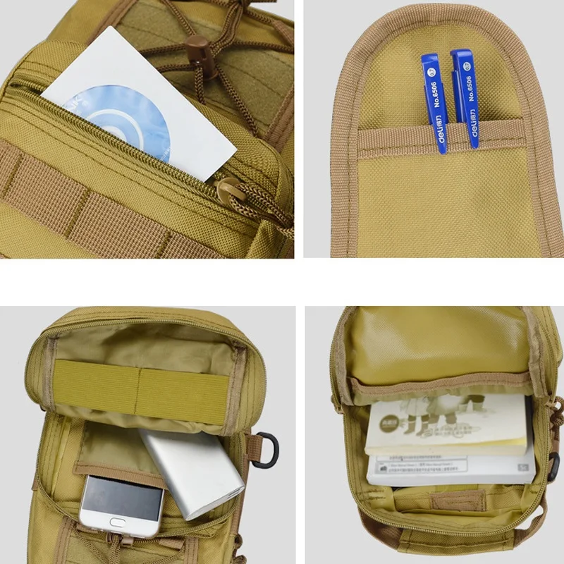  US Warehouse Military Tactical Bag Men Nylon Cross Shoulder Bags for Outdoor Hiking Camping Travel  - 32943530590
