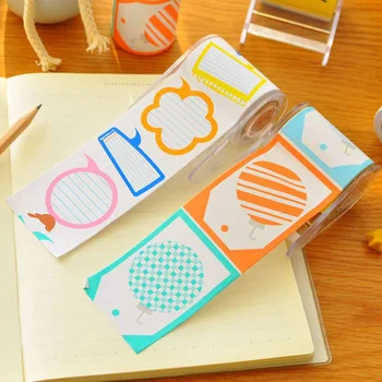 

1 Piece Colorful Paper Sticker Memo Pad Sticky Notes Kawaii Stationery Material Escolar School Office Supplies