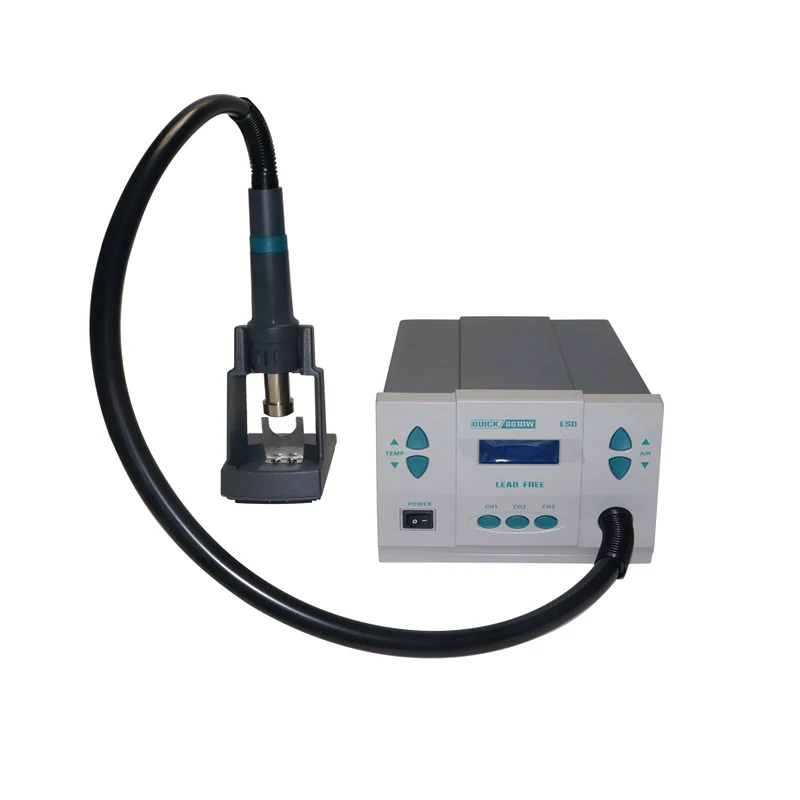  100% Original Quick 861DW Lead Free Hot Air Soldering Rework Station for Phone Chips Computer Mothe