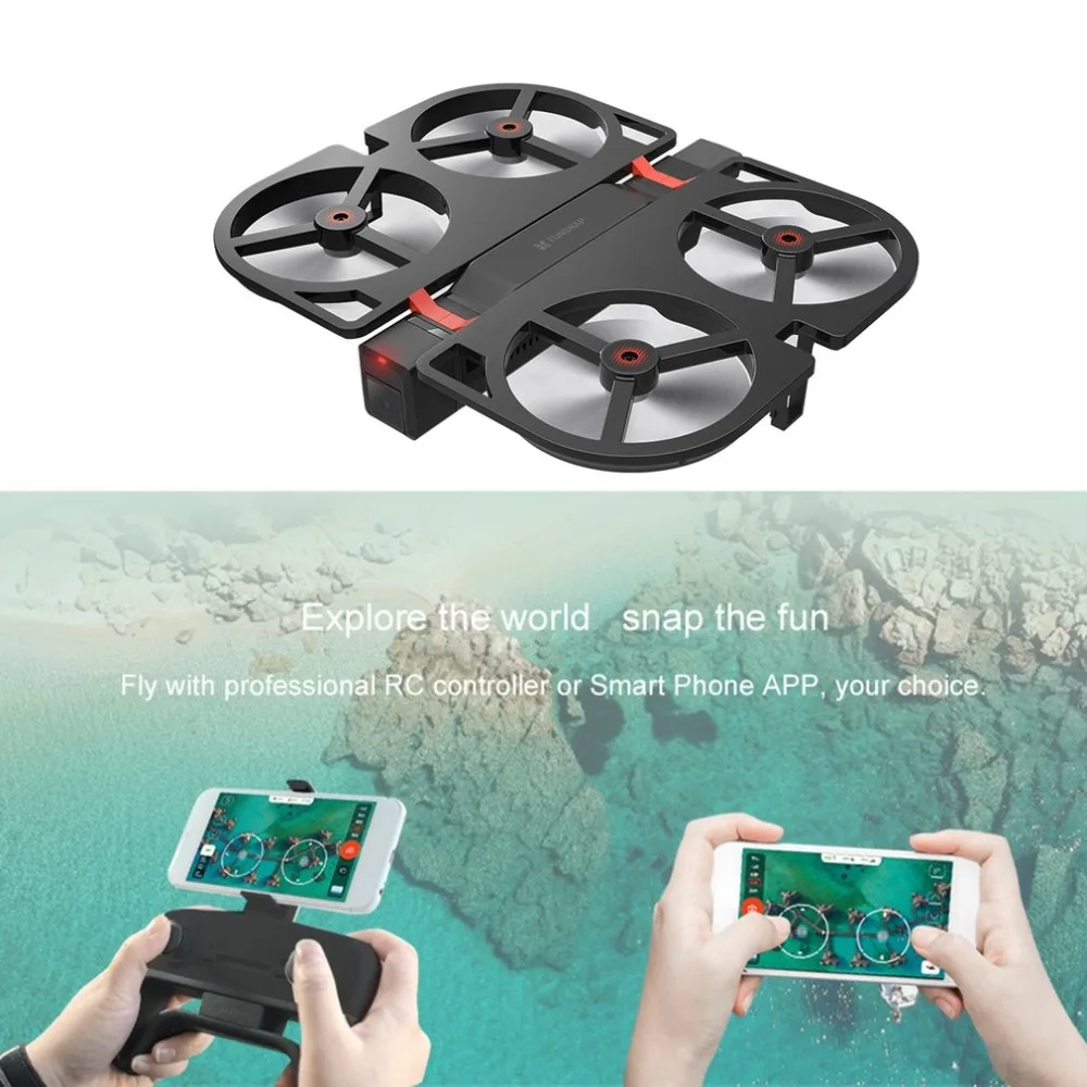 

FUNSNAP iDol 2.4G RC Drone Foldable GPS Quadcopter with 120'Pitch 1080P HD Wifi FPV Camera Optical Flow Positioning Gesture