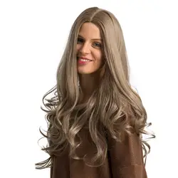 Парики для дам @ длинный без клея волнистые женский парик beauty natural волна вечерние парики для косплея для девочек dropshipping 2019 Горячие