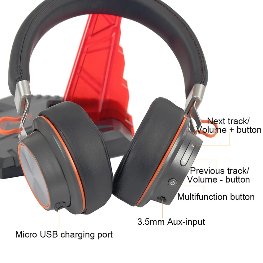 NUBWO S2 Bluetooth наушники с микрофоном Шлем Портативный беспроводной стерео гарнитура