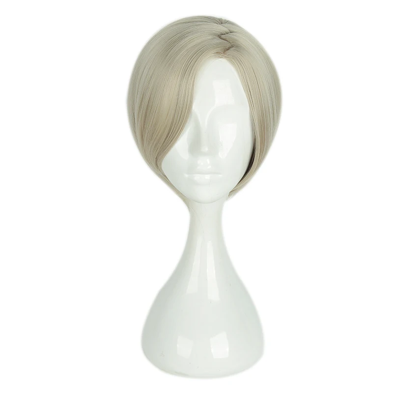 Mcoser 55 см средних вьющихся Синтетический волосы с двумя Хвостики 100% Высокое Температура Волокно Бесплатная доставка wig-661f