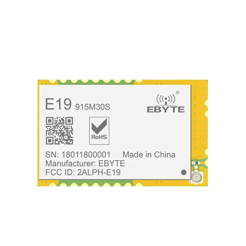 LORAWAN SX1276 LoRa 915 МГц РЧ модуль 30dBm LNA большой диапазон lora rf E19-915M30S передатчик и приемник передача данных SMD