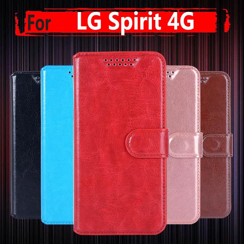 Кожаный чехол для LG Spirit H422 4G LTE H440Y H440 H420 H440N C70|Бамперы| |