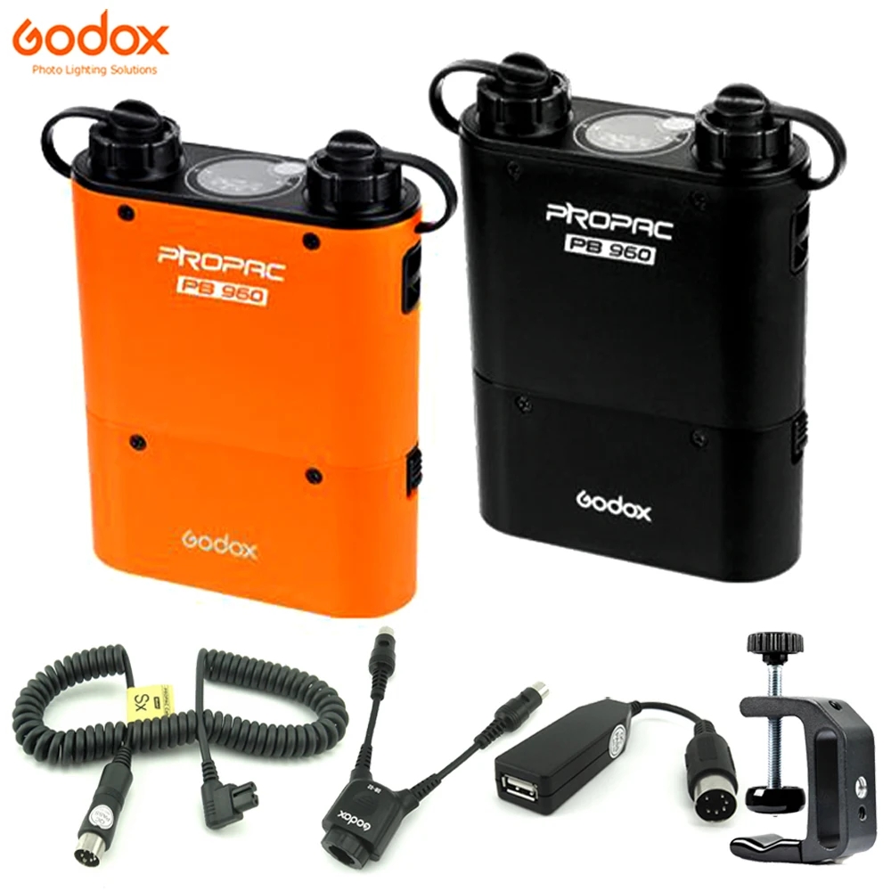 

Godox PB960 Flash Power Battery Pack 4500mAh PB-USB Phone Charging Cable SX For Sony HVL-F58AM HVL-F60M HVL-F56AM Speedlite