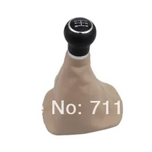 MK5 Стиль Шестерни ручка& чехол для коробки передач бежевый для VW Passat B5