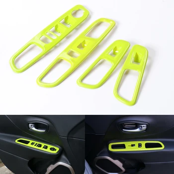 

Fit for Renegade 2015 2016 Car Inner Door Armrest Window Lifter Button Switch Cover Trim Frame Decoration Auto Styling