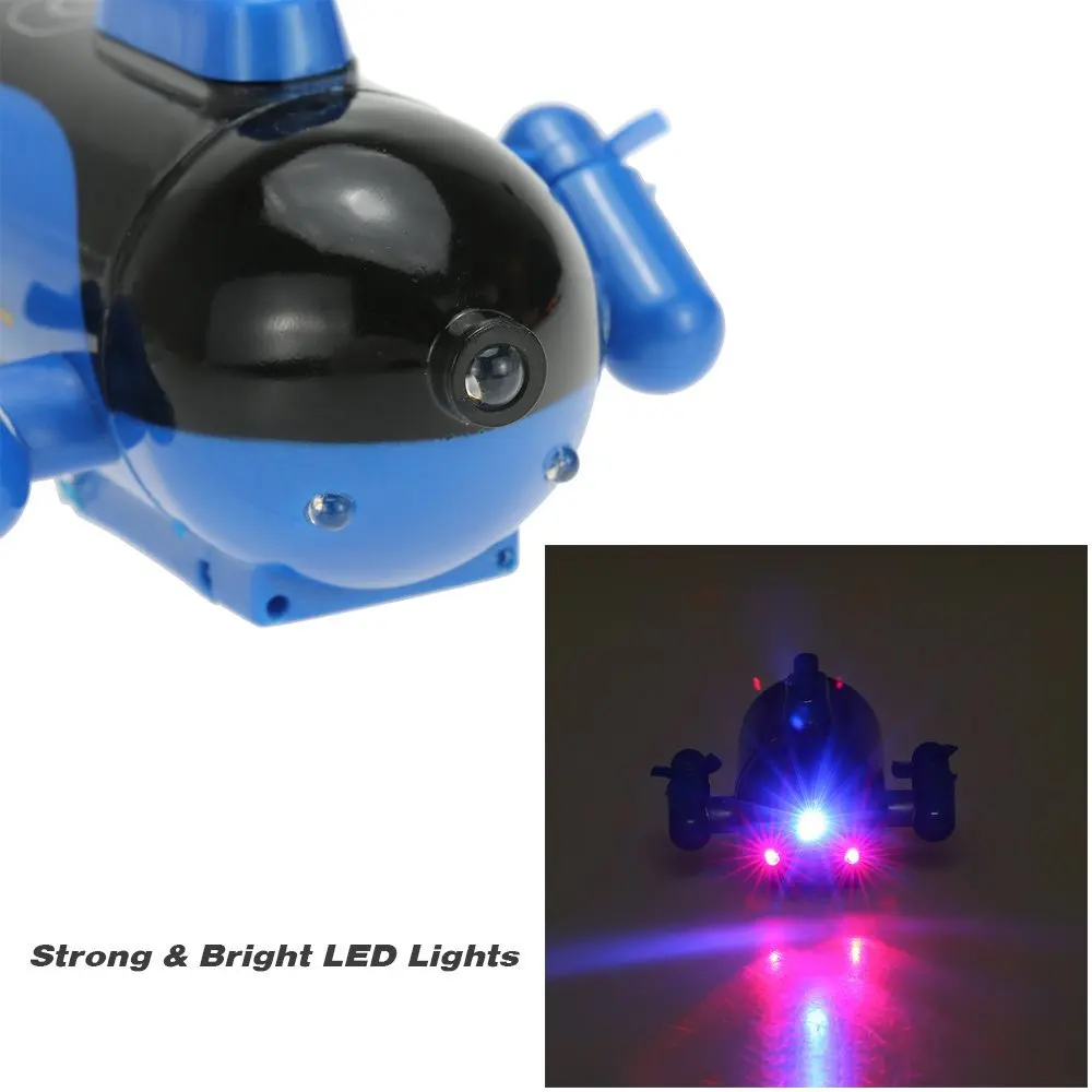 HappyCow U-16 777-219 40MHz Radio Control Submarine RC Submarine with Light for Children Gift RTR--Random Color Sent