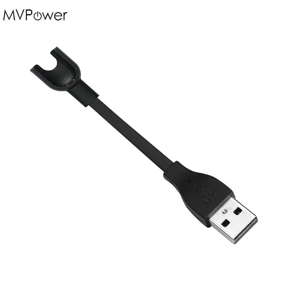

MVpower TPE Material Replacement USB Charging Cable Charger for Xiaomi Mi Band 2 Smart Watch Mini Durable Black