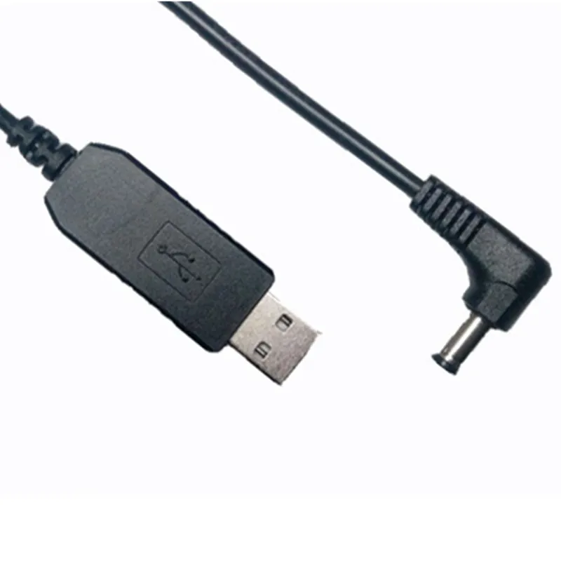 Ihens5 Мощность конвертер Кабель-адаптер USB DC 5 В к DC 12 В 5.5 мм x 2.1 мм DC баррель коннектор Jack Male Мощность для автомобиля USB огни