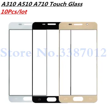 

10Pcs/lot For Samsung Galaxy A3 A5 A7 2016 A310 A510 A710 Outer Replace Glass LCD Front Touch Screen Sensor Parts Replacement