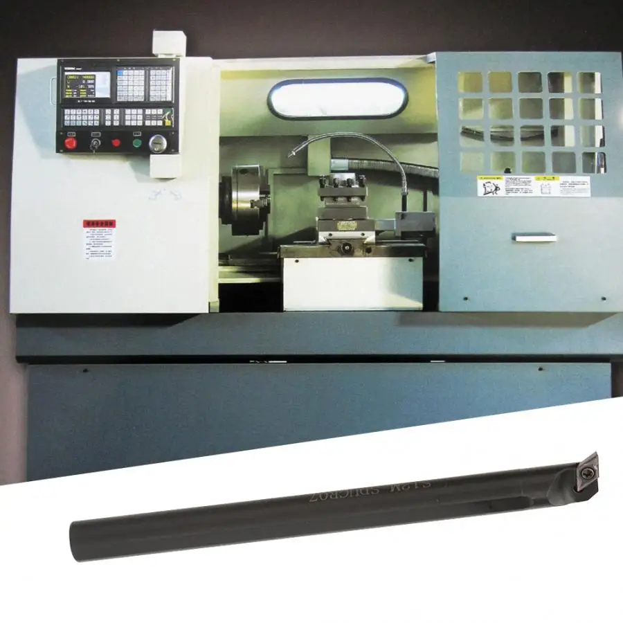 Cnc ДЕРЖАТЕЛЬ ИНСТРУМЕНТА 1 шт. S12M-SDUCR07 CNC Резец для внутренней обточки держатель+ DCMT0702 карбида вставки+ гаечный ключ инструмент настенный держатель