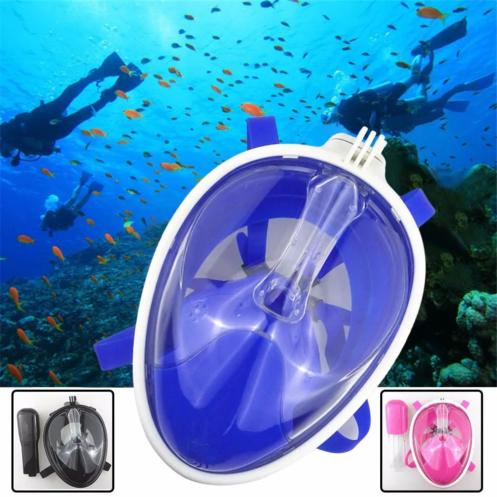 1 pcs Snorkel Diving Mask Mk 1000 Full Face Mask Set Swimming Pool