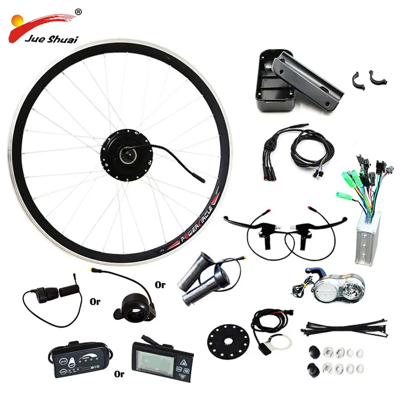 Perfect 250W/350W/500W Electric Bike Bicycle Motor Kit Without Battery LED/LCD Display Wheel Motor For MTB Bike Hub Motor e Bike Kit 0