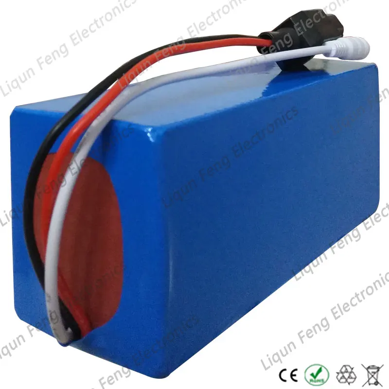 Cheap Wholesale 5pcs/Lot EBike Battery 250W 350W 500W 36V 10AH Built in 15A BMS 36V 10AH Scooter Lithium Battery+5pcs 42V 2A Charger 1