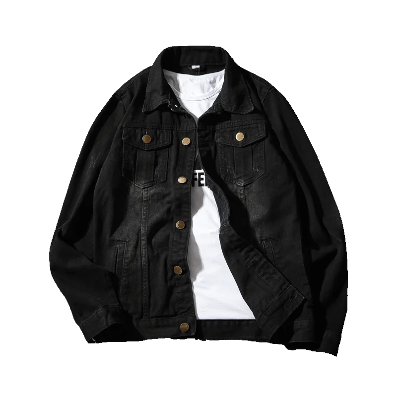 Spring Autumn New 2018 Denim Jacket Men Slim Fit Denim Coat With 4 Pockets Spring Autumn New 2018 Denim Jacket Men Slim Fit Denim Coat With 4 Pockets