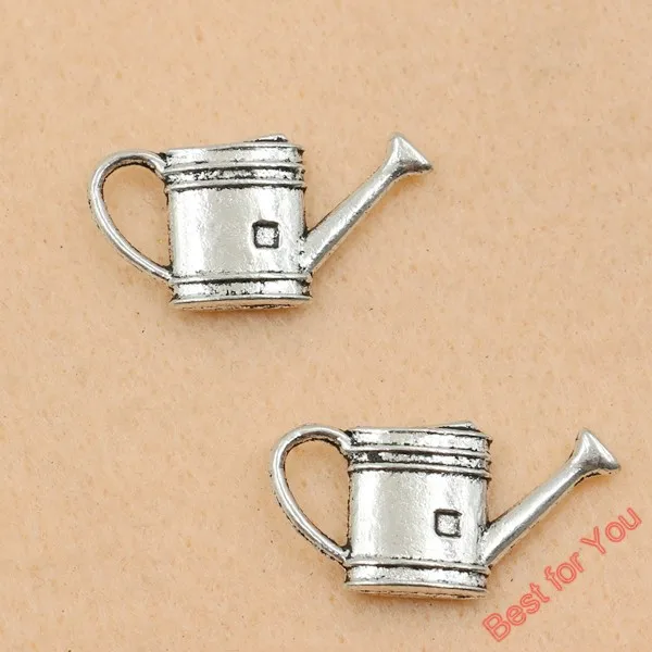 

10pcs Tibetan Silver Tone Garden Water Charms Fashion Pendants Jewelry Diy Jewelry Findings 27x14mm