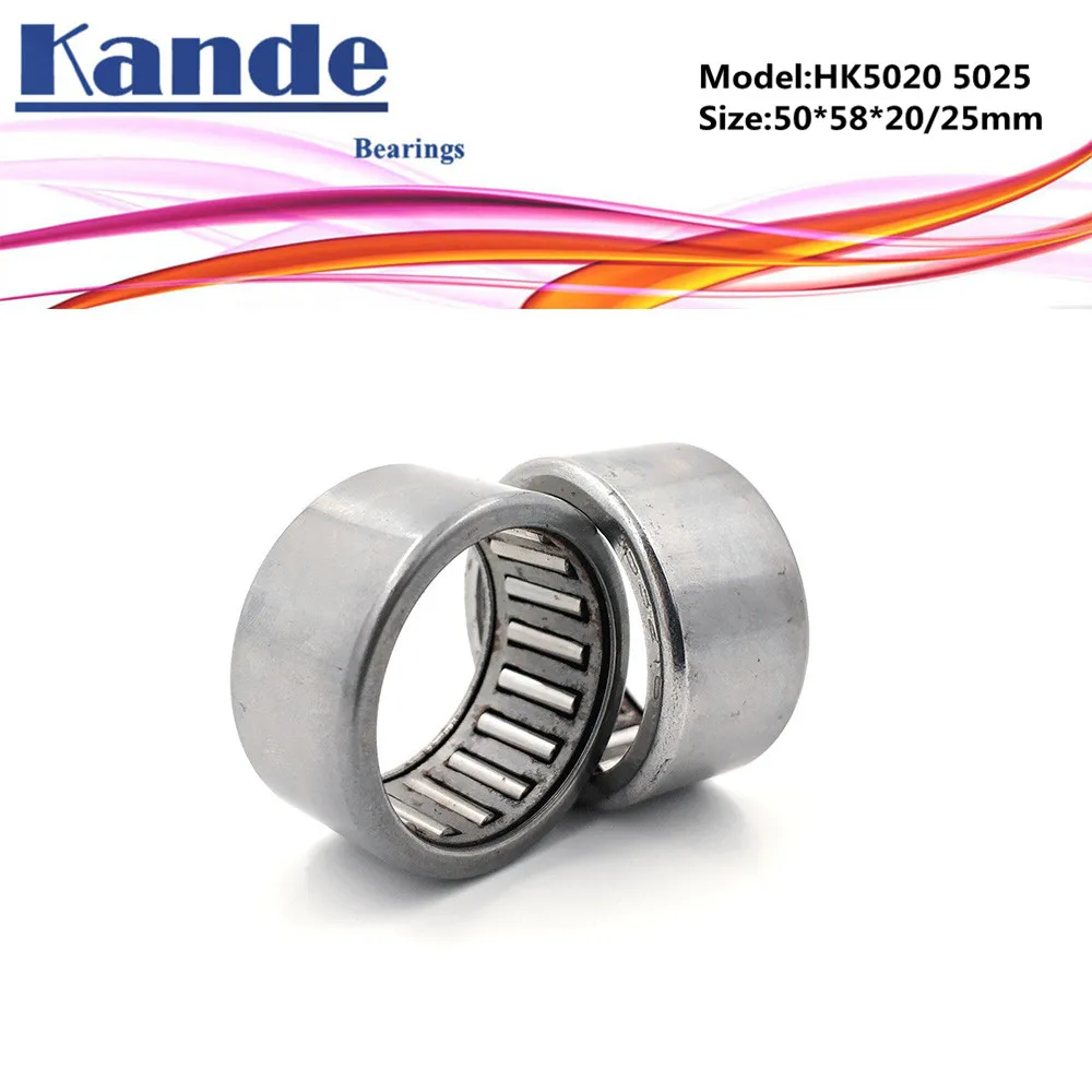 HK5025 5025Needle Bearings Drawn Cup Needle Roller Bearing 505825