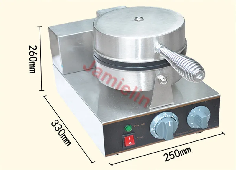 waffle machine size