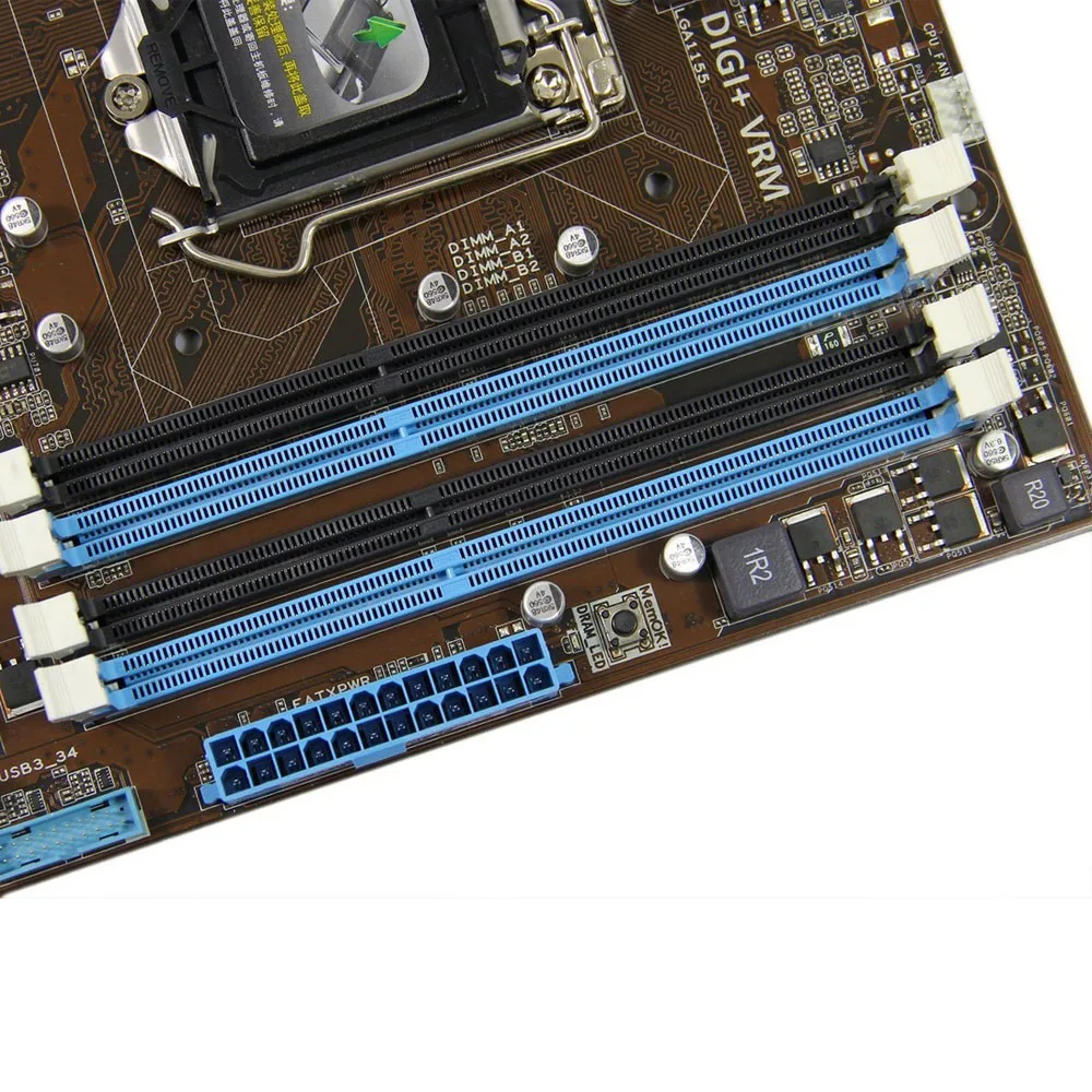 Asus P8B75-V Intel B75 оригинальная б/у настольная материнская плата LGA 1155 Core i7/i5/i3/Pentium/Celeron DDR3 32G ATX