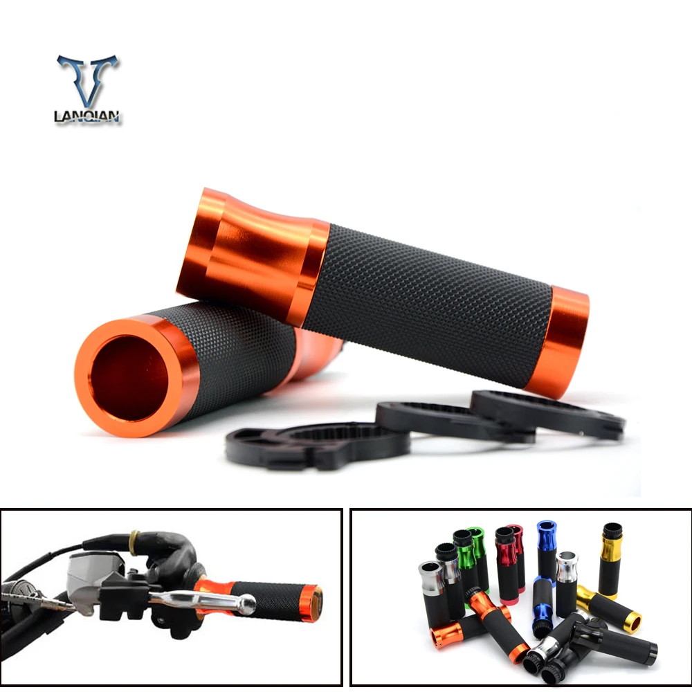 Motorcycle Hand Grips Handle Rubber Bar Handlebar Gel Grips Ends for KTM 200 250 300 350 400 450 XC-W XCF-W MXC EXC-G SMR XC-G
