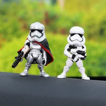 Автомобильный орнамент, ПВХ, милое украшение, автомобильная кукла для звездных войн, Kylo Ren, штурмовик, фигурка, креативный Подарочный аксессуар для автомобиля