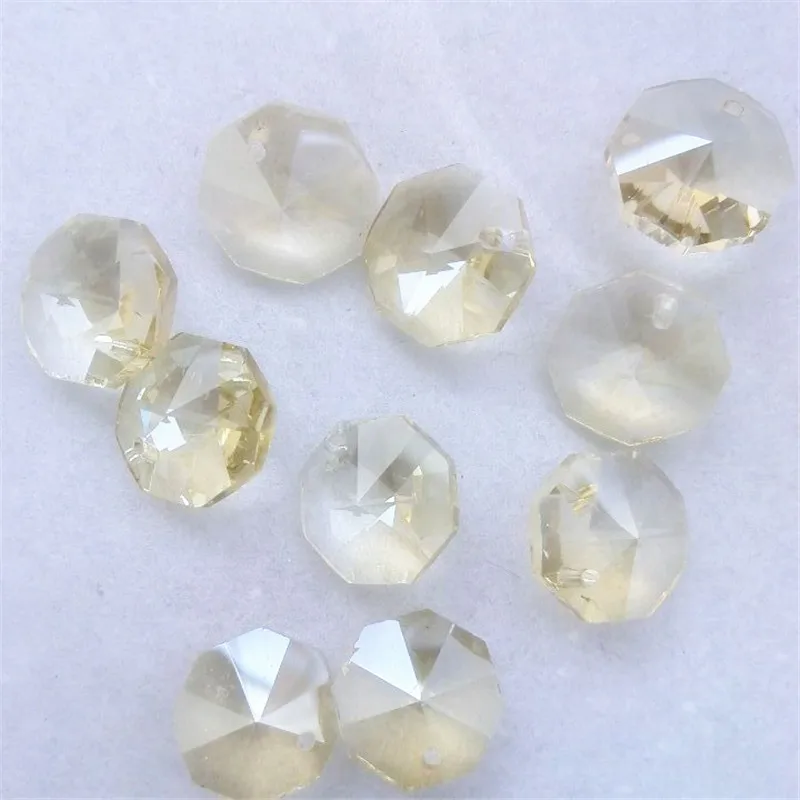 10pc 22MM Square Crystal Prism Beads Chandelier Part Window Deocr DIY SUNCATCHER